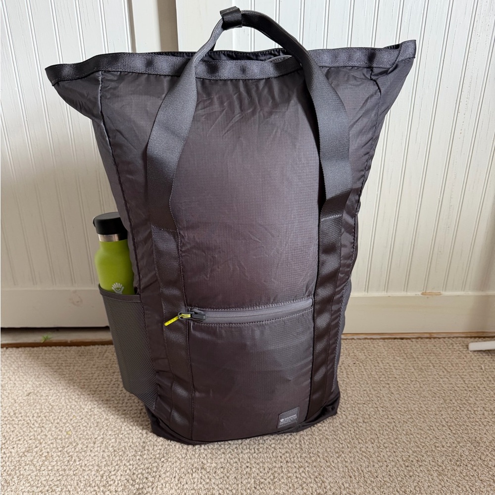 Lululemon Gray Roll-Top Backpack - Lightweight Pa… - image 4